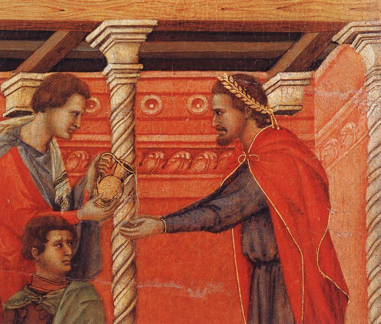 Pilate Washing His Hands (detail) — Дучио