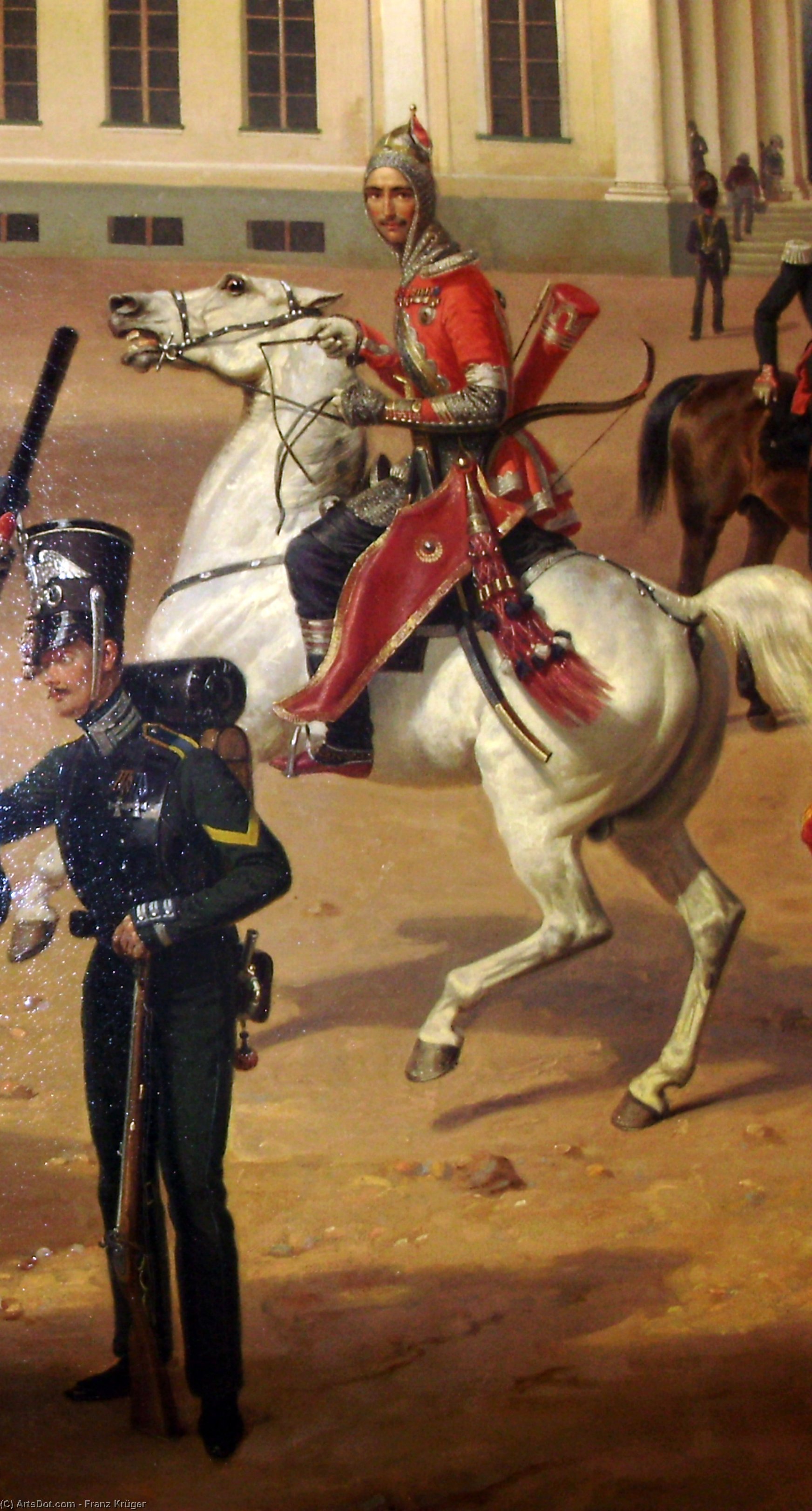 Russian Guards At Tsarskoye Selo In (1832(4)) — Franz Krüger