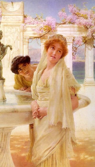 A Difference Of Opinion — Lourens Alma Tadema