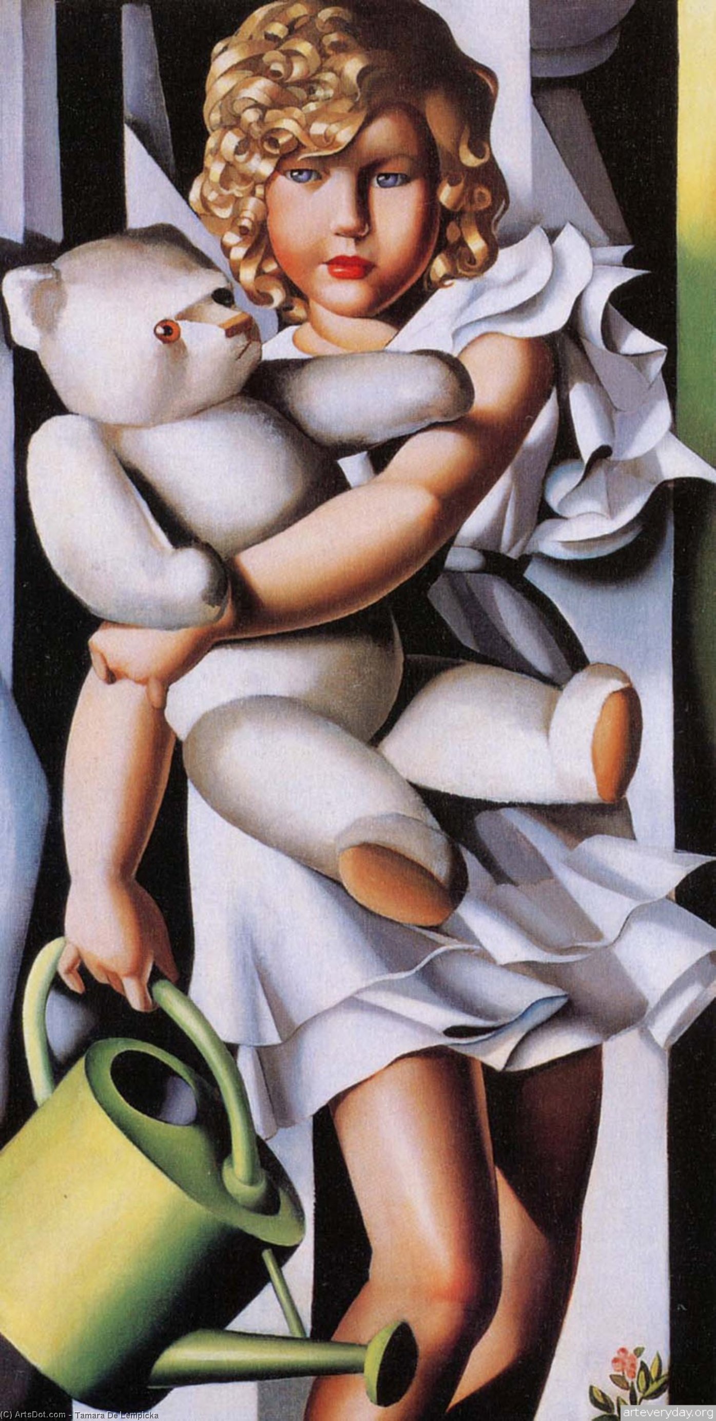 Portrait Of Miss Poum Rachou — Tamara De Lempicka