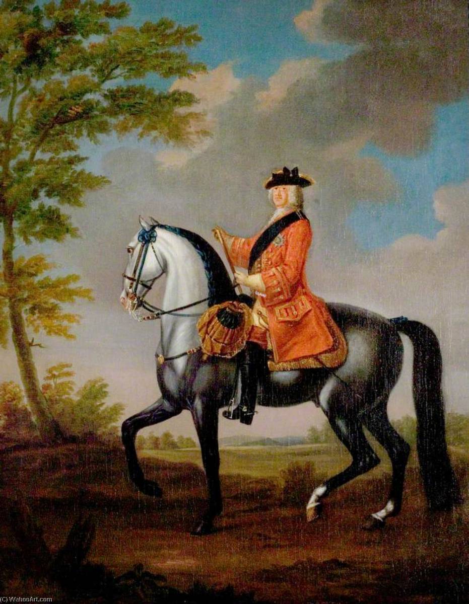 George I (1660–1727), On Horseback — David Morier
