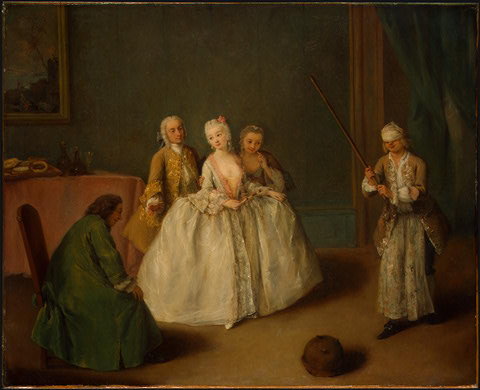 The Game Of The Cooking Pot, C. — Pietro Longhi