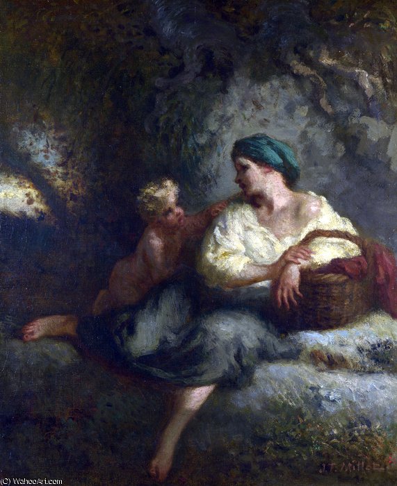 The Whisper — Jean-françois Millet