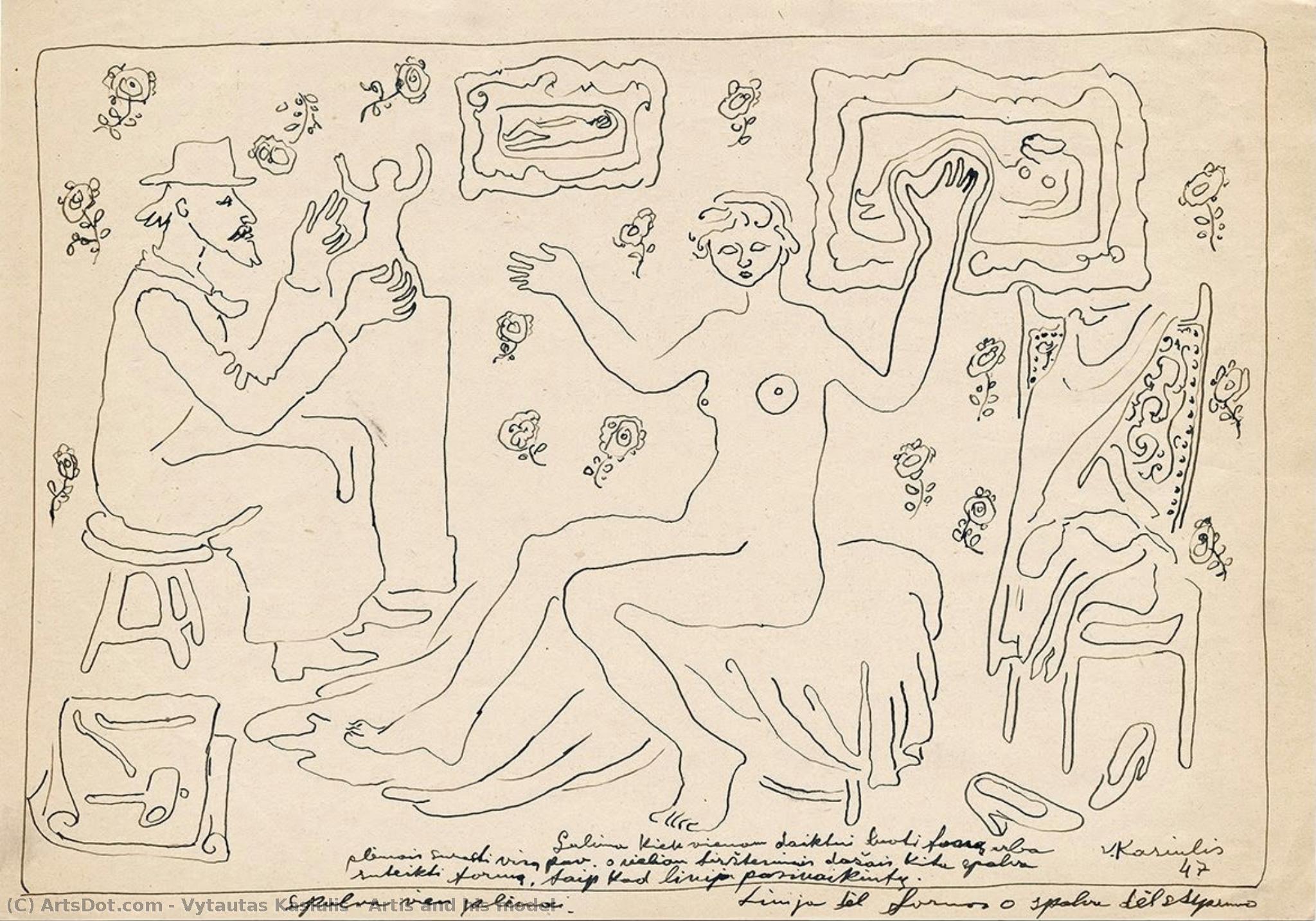 Artis And His Model — Vytautas Kasiulis