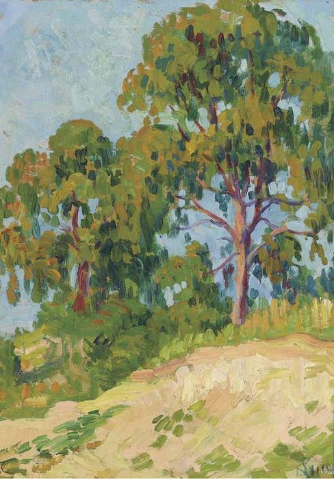 Moulineux, Trees — Maximilien Luce