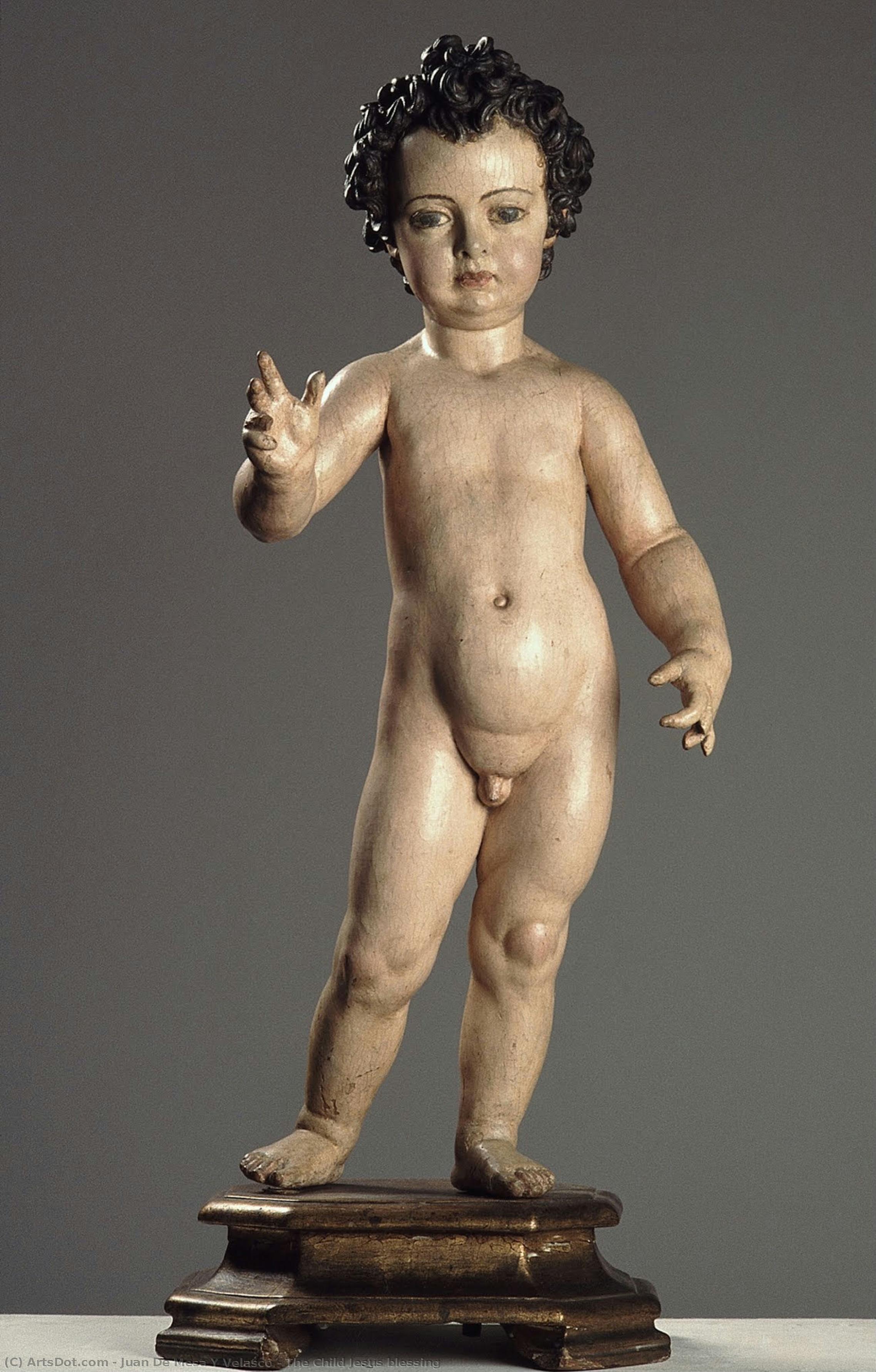 The Child Jesus Blessing — Juan De Mesa Y Velasco