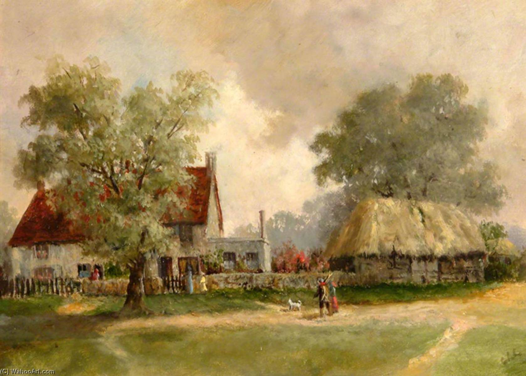 Village Green, South East Corner — Charles Langton Lockton