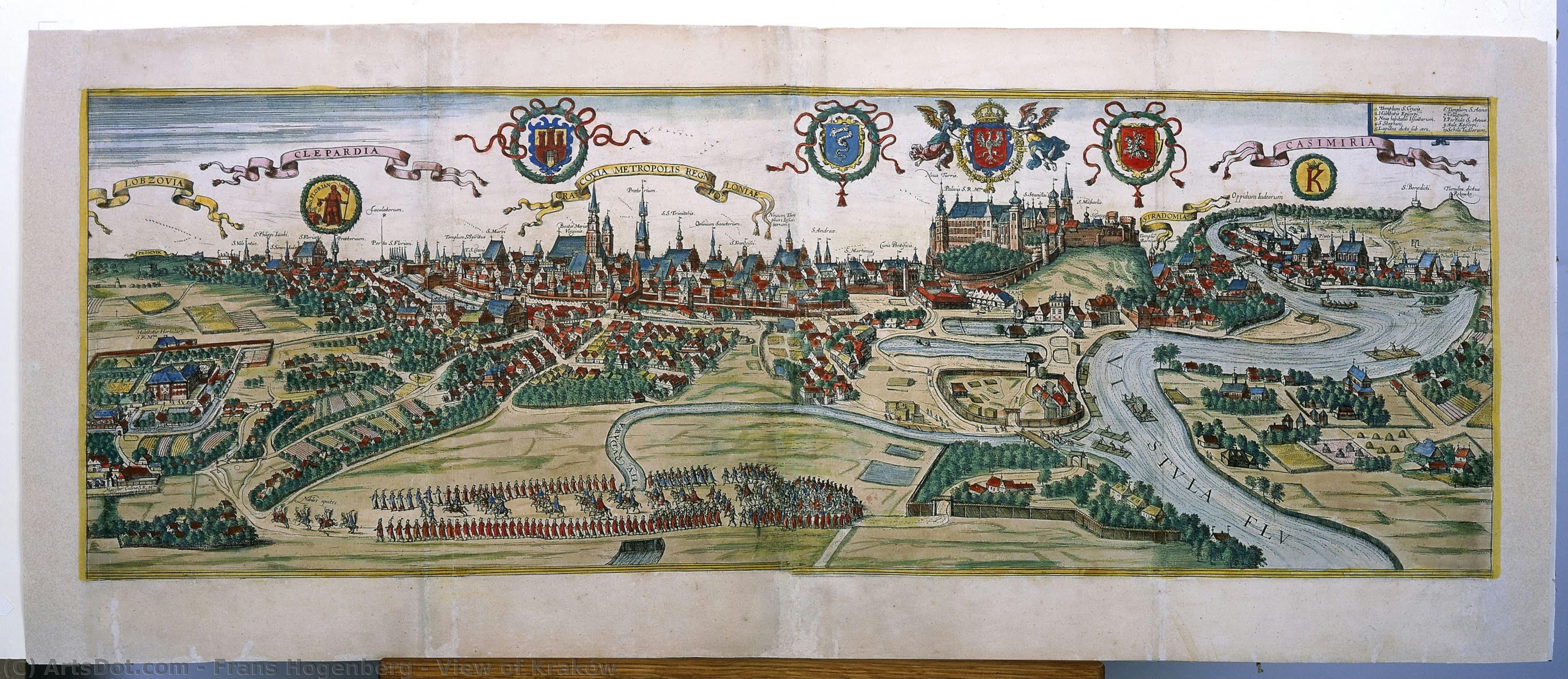 View Of Kraków — Frans Hogenberg