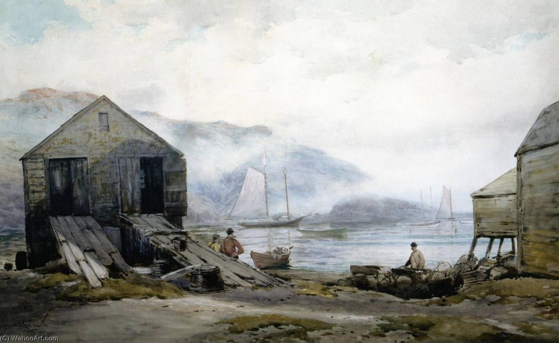 Manana Island Monhegan Sunrise — Samuel P. R Triscott