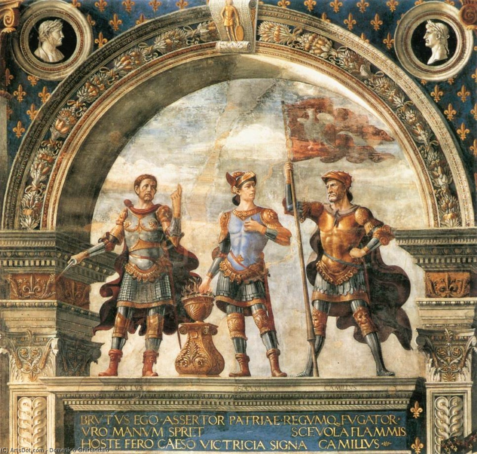 Decoration Of The Sala Del Gigli 1 — Domenico Ghirlandaio