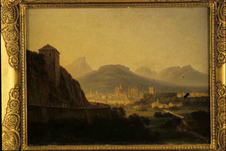 Vue De Chambéry Prise De La Route D'aix 1829 — Alexandre Debelle