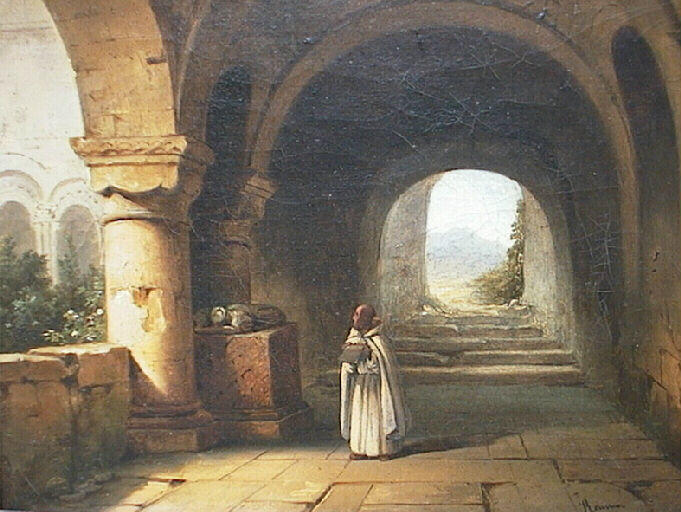 Galerie D'un Cloître — Renoux Charles Caius