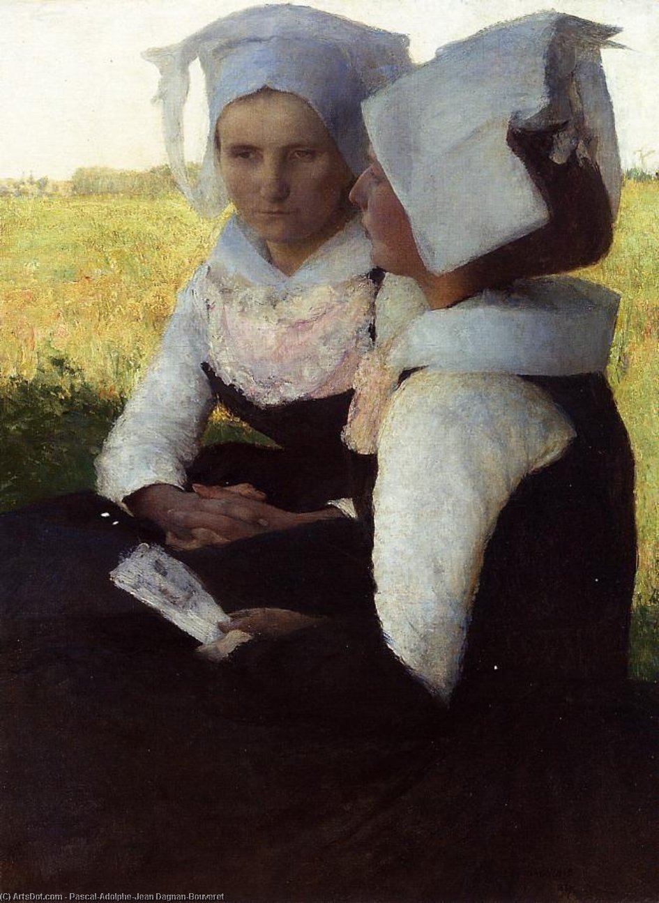 Breton Women — Парсел-адolphe-жан Дагна́н-бувре́т