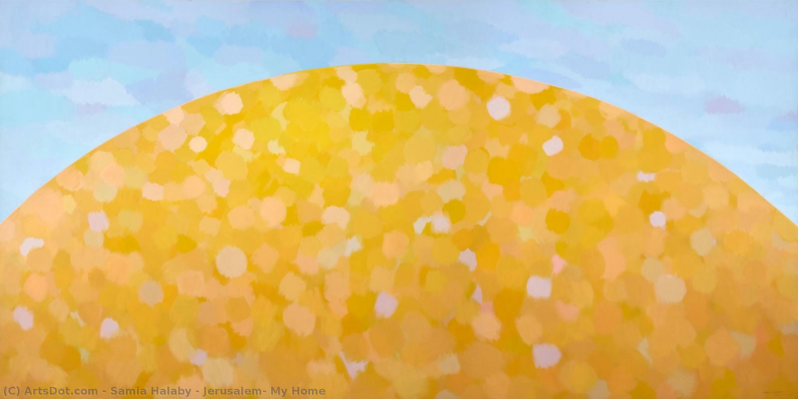 Jerusalem, My Home — Samia Halaby