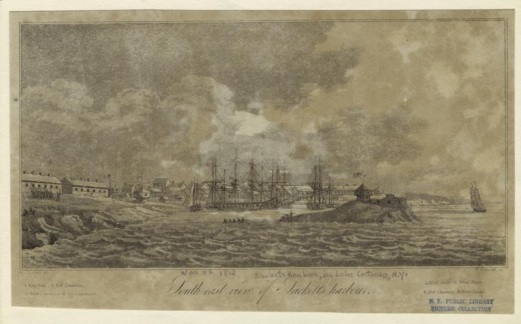 Outh-east View Of Sackett's Harbour — Thomas Birch