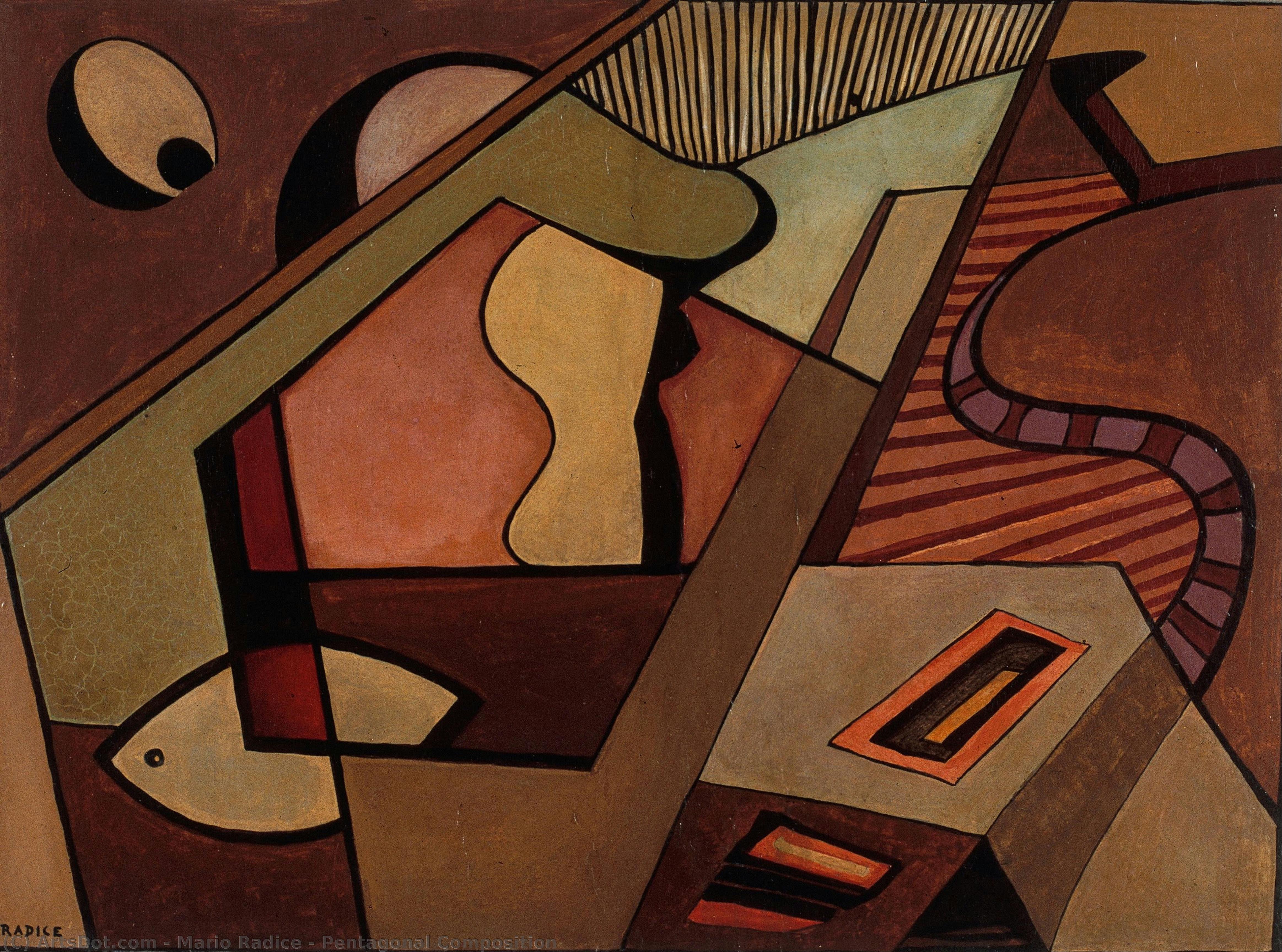 Pentagonal Composition — Mario Radice