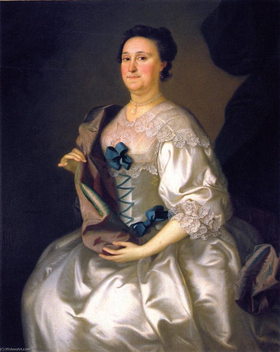 Mrs. Gillam Phillips (marie Faneuil) — Joseph Blackburn