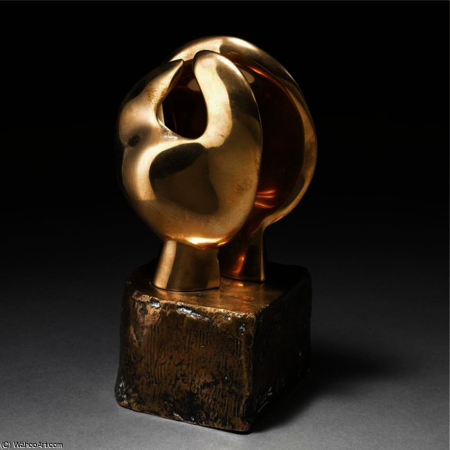 Maquette For Head And Hand — Генри Мур