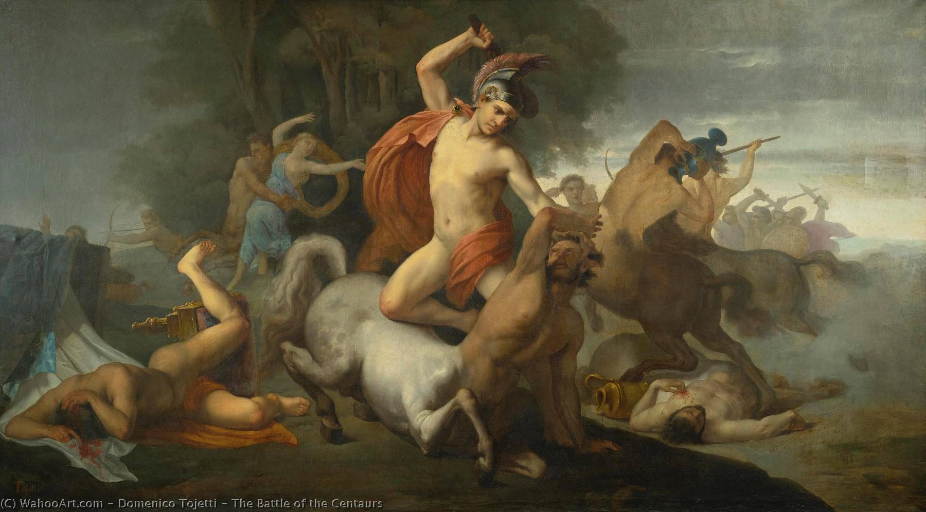 The Battle Of The Centaurs — Domenico Tojetti