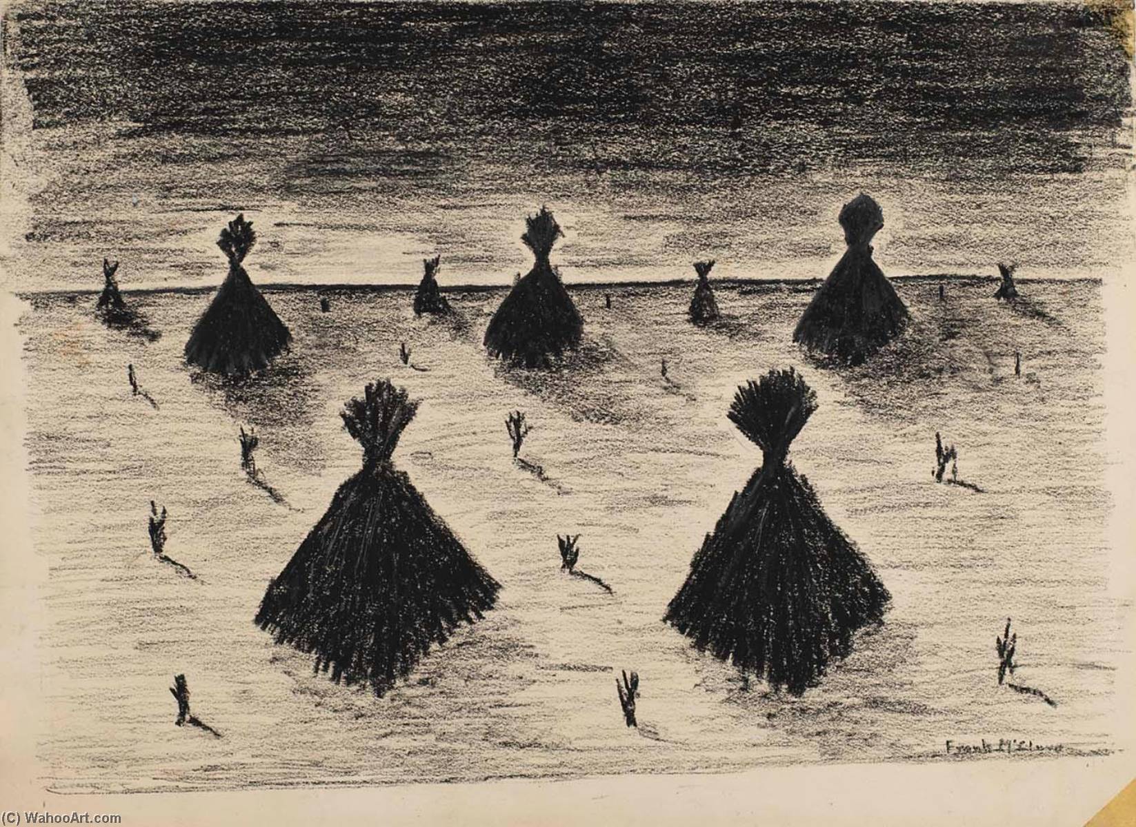 Corn Stacks — Frank Mcclure
