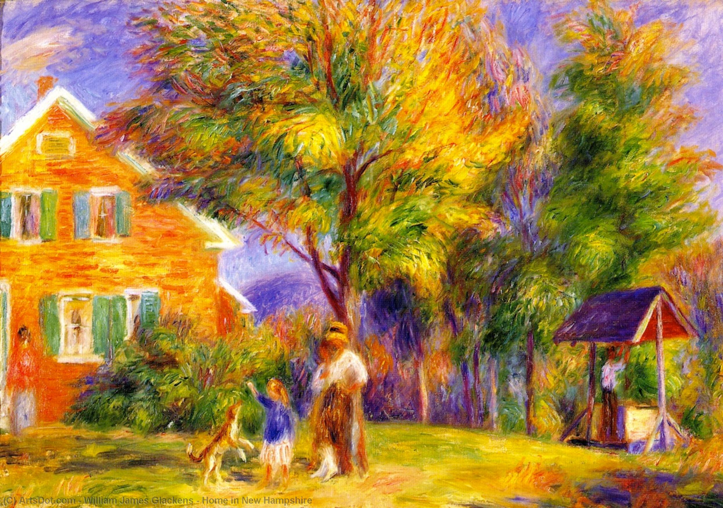 Home In New Hampshire — William James Glackens