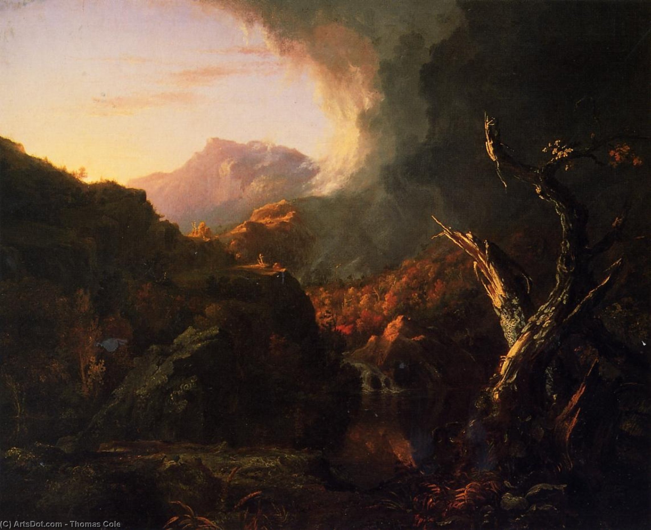 Landscape With Dead Trees — Томас Коул