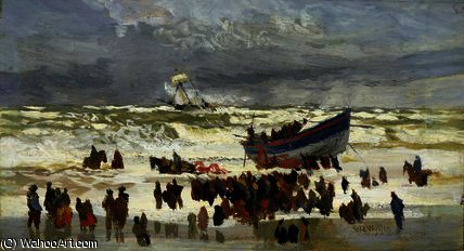 The Launch Of The Life Boat — William Lionel Wyllie
