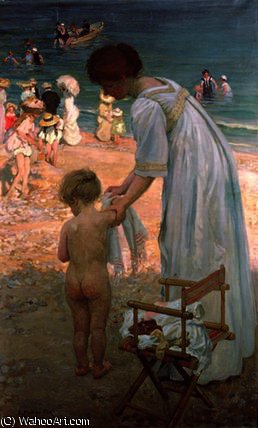 The Bathing Hour — Emanuel Phillips Fox
