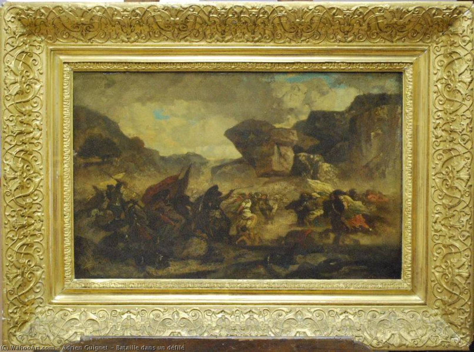 Bataille Dans Un Défilé — Guignet Adrien
