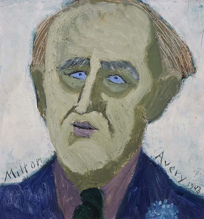 Portrait Of Marsden Hartley — Milton Avery