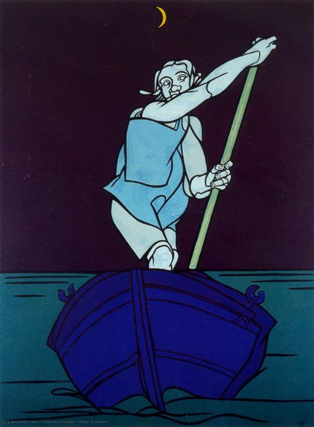 Blue Danube — Valerio Adami