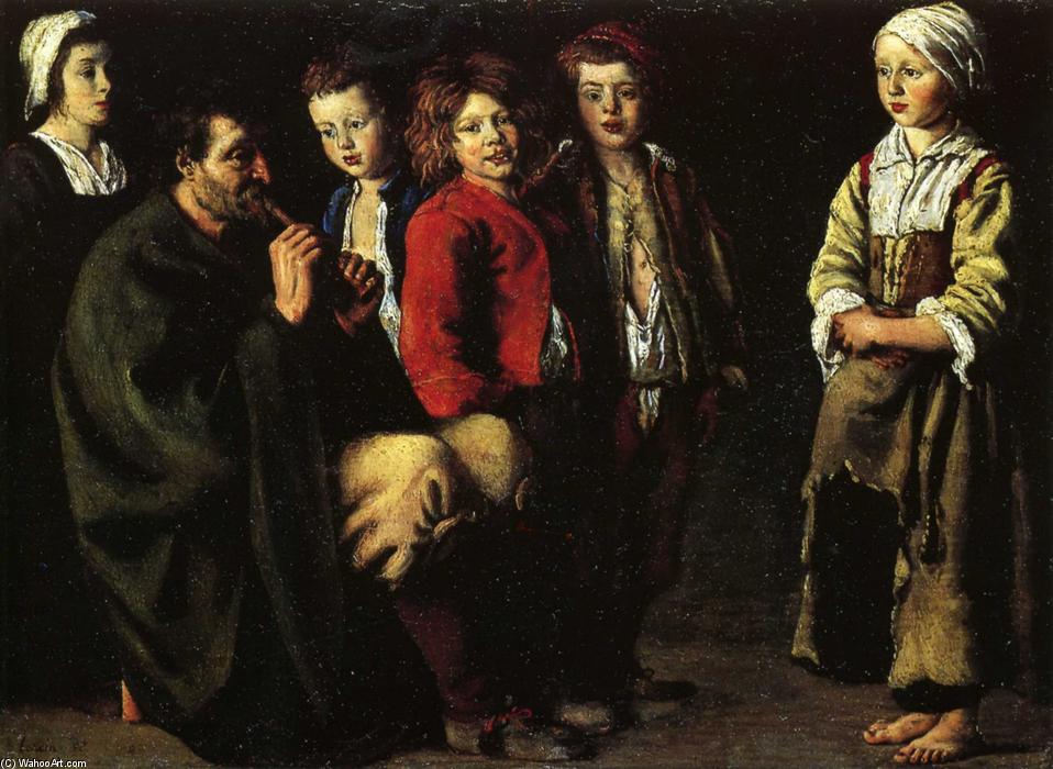 The Old Player Of Flageolet — (brother) Antoine Le Nain