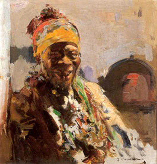 Retrato De Negra — José Navarro Llorens