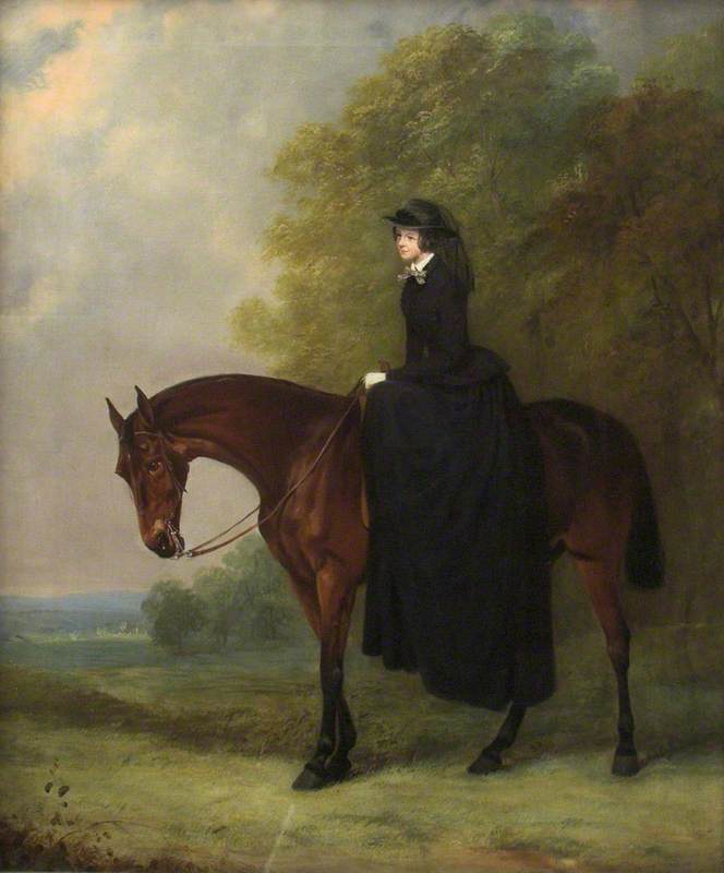 Marianne Brocklehurst On Horseback — Henry Calvert