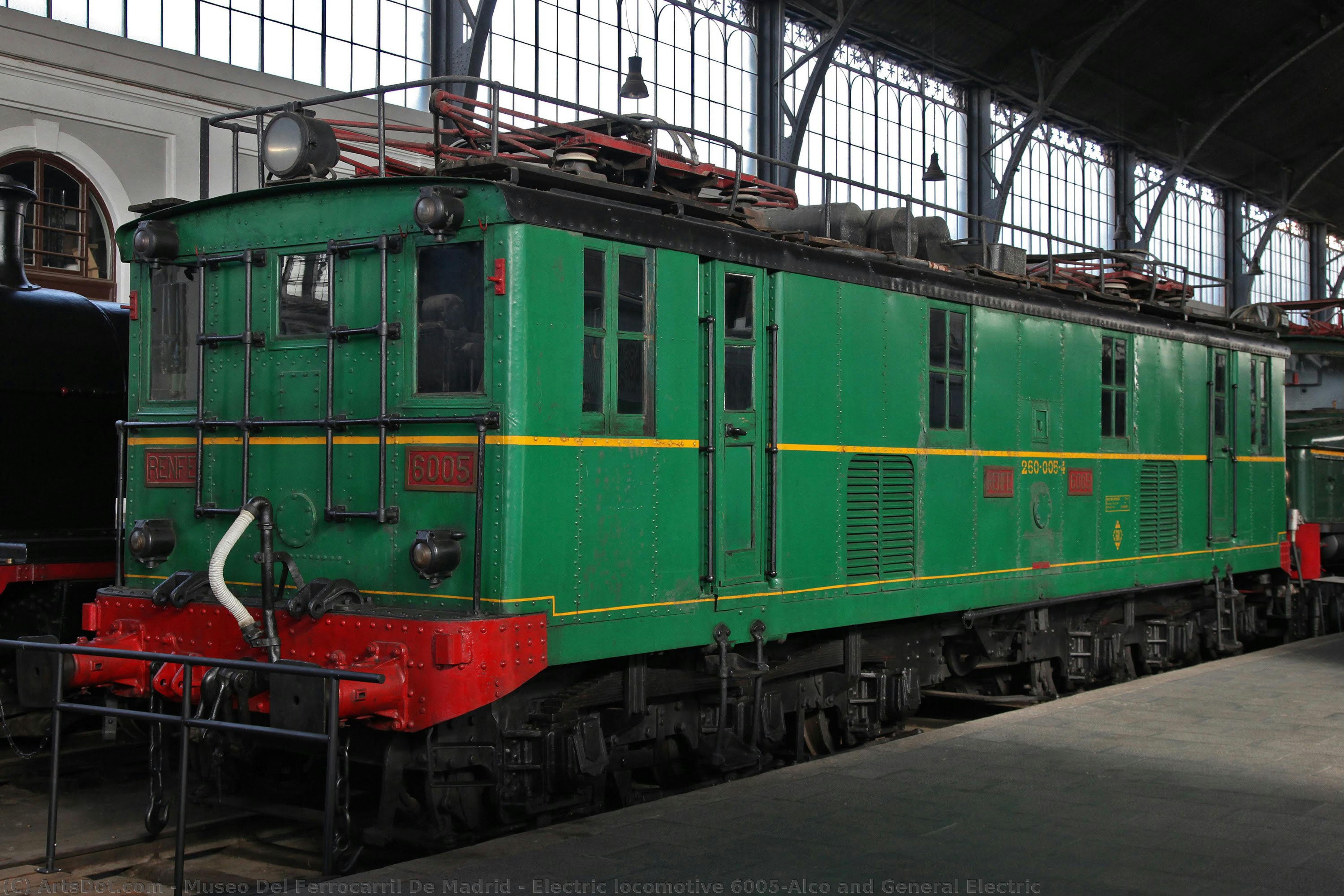 Electric Locomotive 6005-alco And General Electric — マドリード鉄道博物館