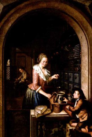 Interior Scene — Johann Nepomuk Hoechle