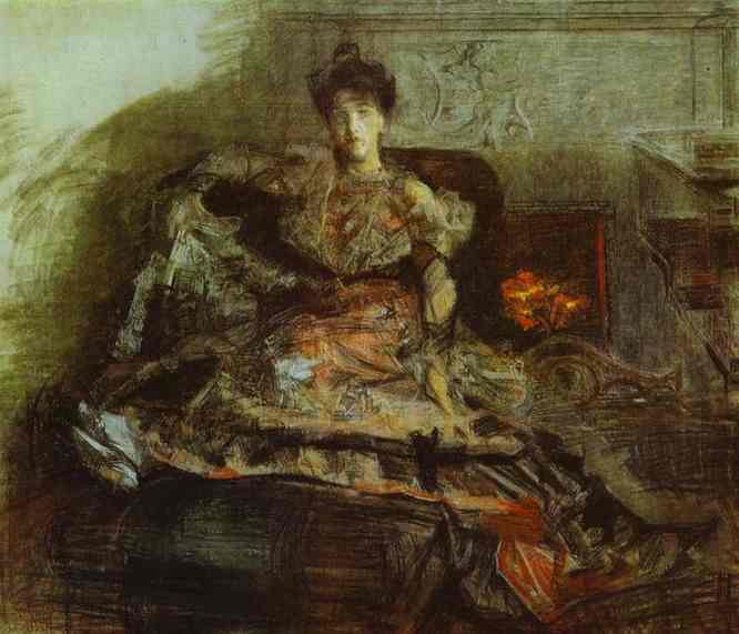 After The Concert. Portrait Of Nadezhda Zabela-vrubel — Mikhail Vrubel
