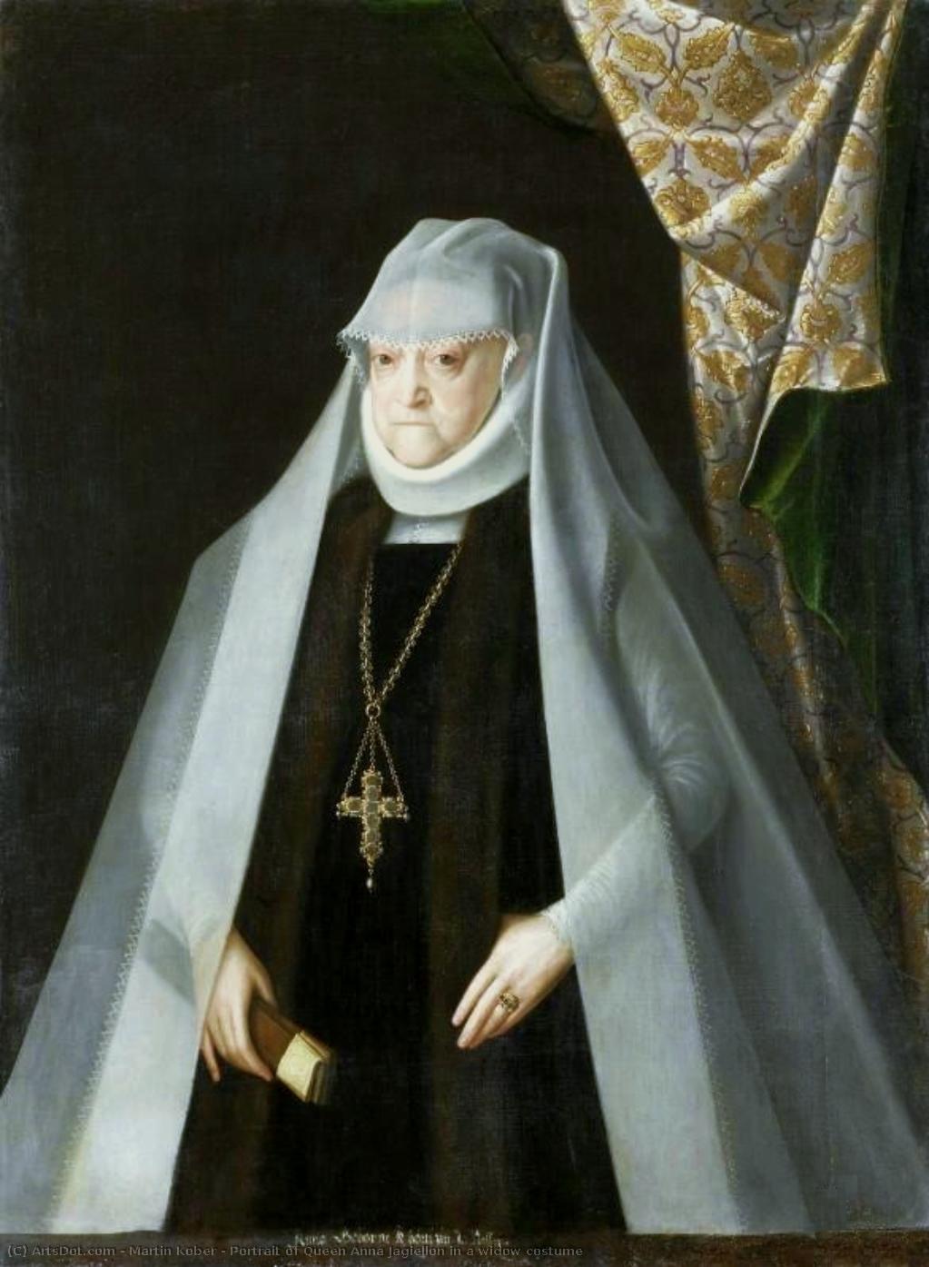 Portrait Of Queen Anna Jagiellon In A Widow Costume — Marcin Kober