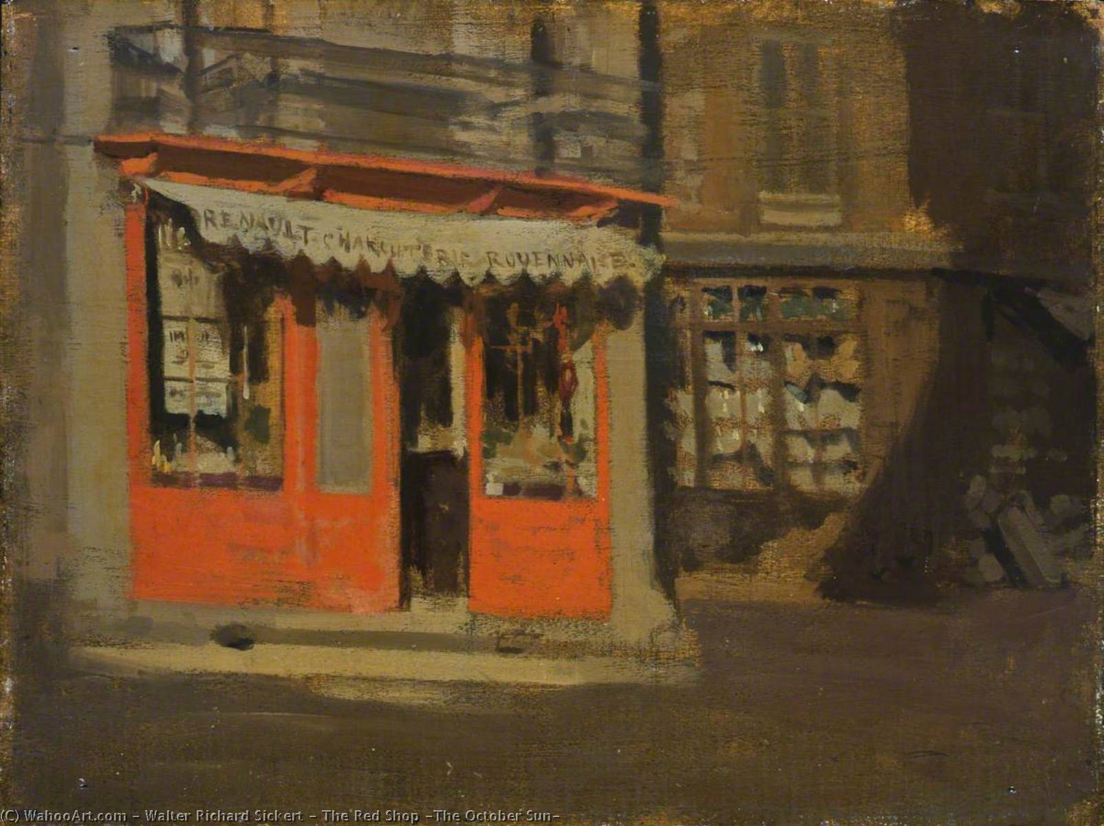 The Red Shop (the October Sun) — ウォルター・リチャード・シックルト