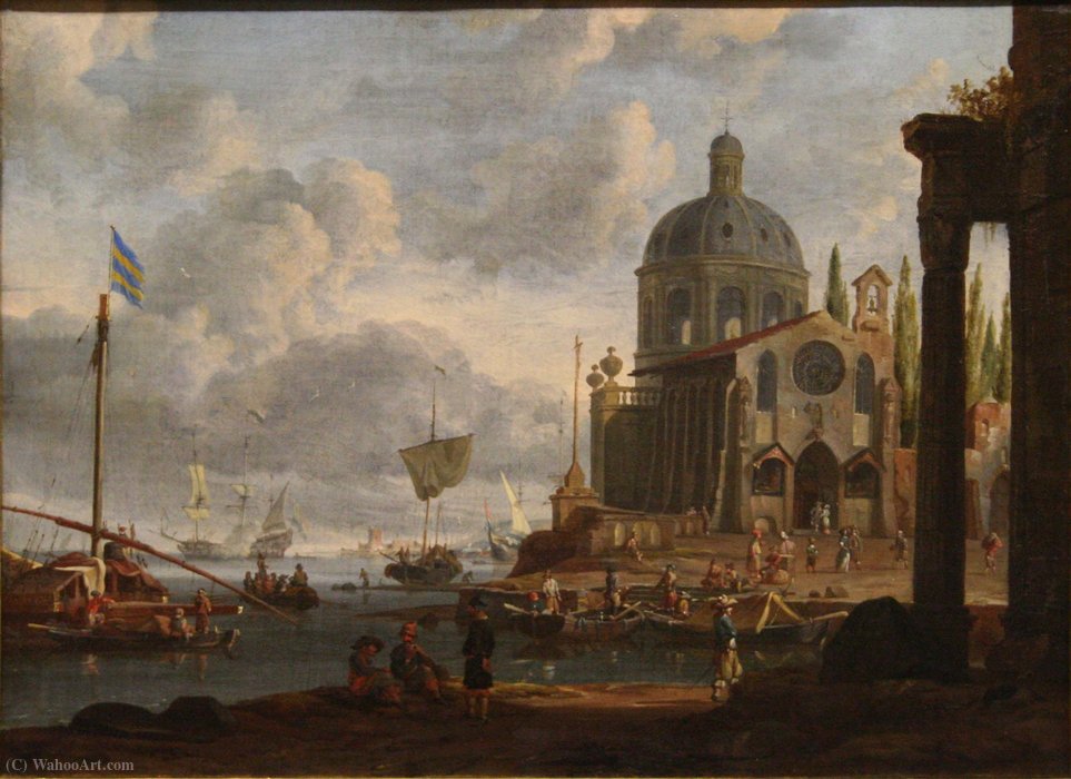 Un Prt De Mer — Abraham Storck (sturckenburch)