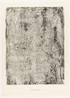Mottled Text Ii (texte Moucheté Ii) From The Portfolio Sites And Paths (sites Et Chaussées) From Phenomena (les Phénomènes) — Jean Philippe Arthur Dubuffet