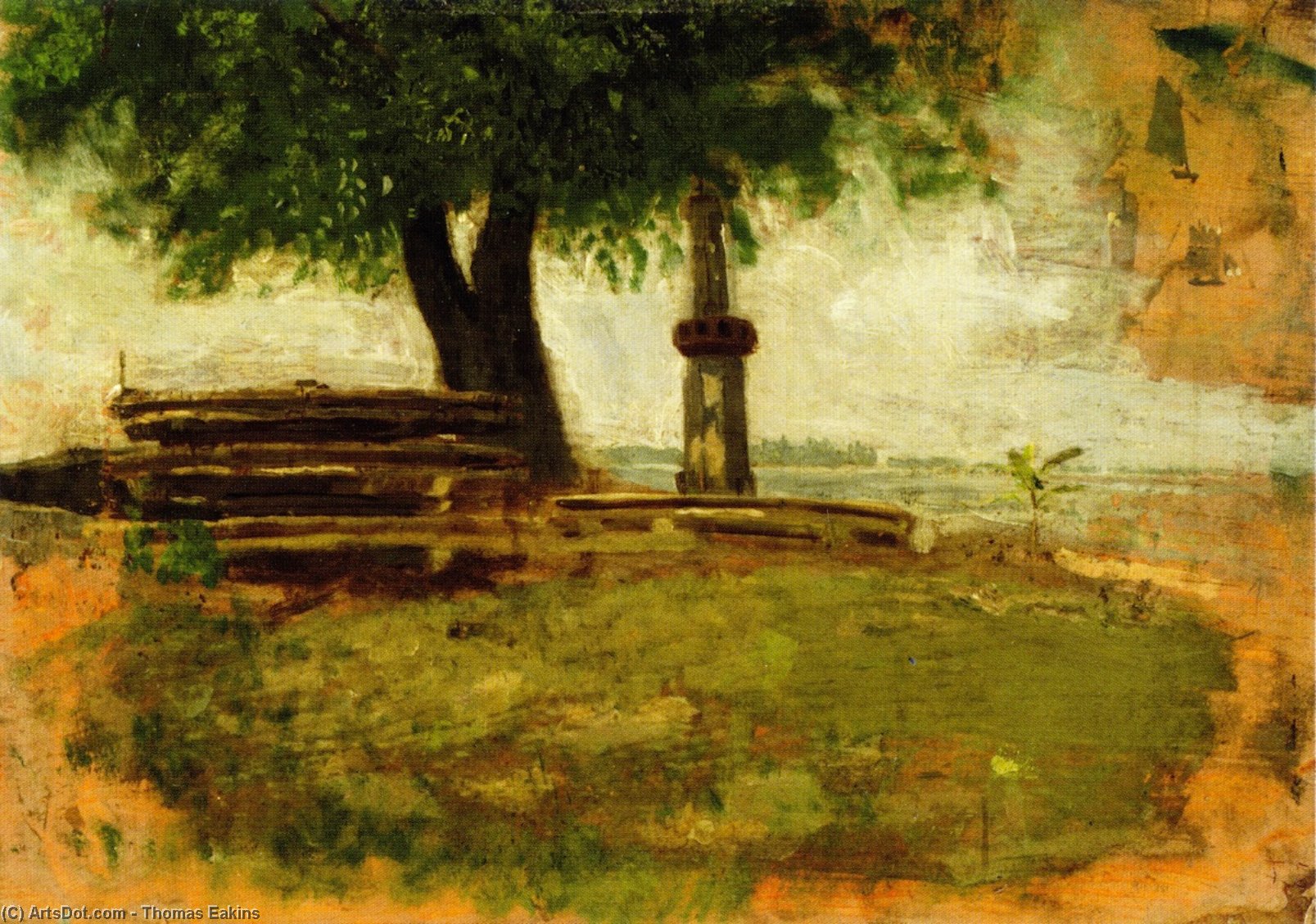 The Tree (study For Mending The Net) — Томас Эйкинс