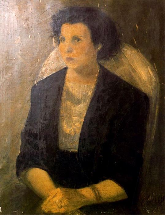 Retrato De Doña Concepción Iranzo De Revilla — Francisco Gutiérrez Cossio (pancho Gutierrez Cossio)
