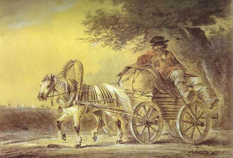 Peasant In A Cart — Alexander Orlowski