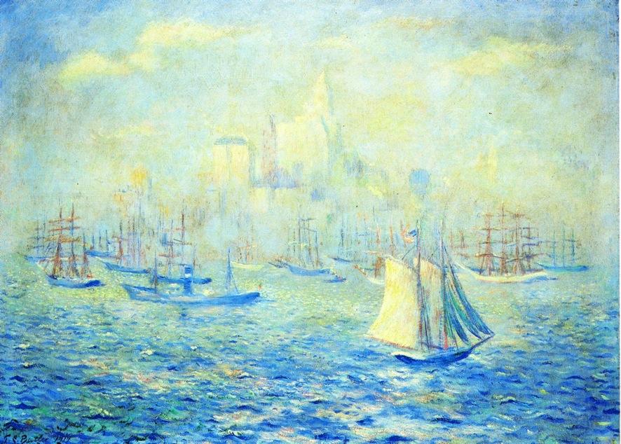 Entering New York Harbor — Theodore Earl Butler