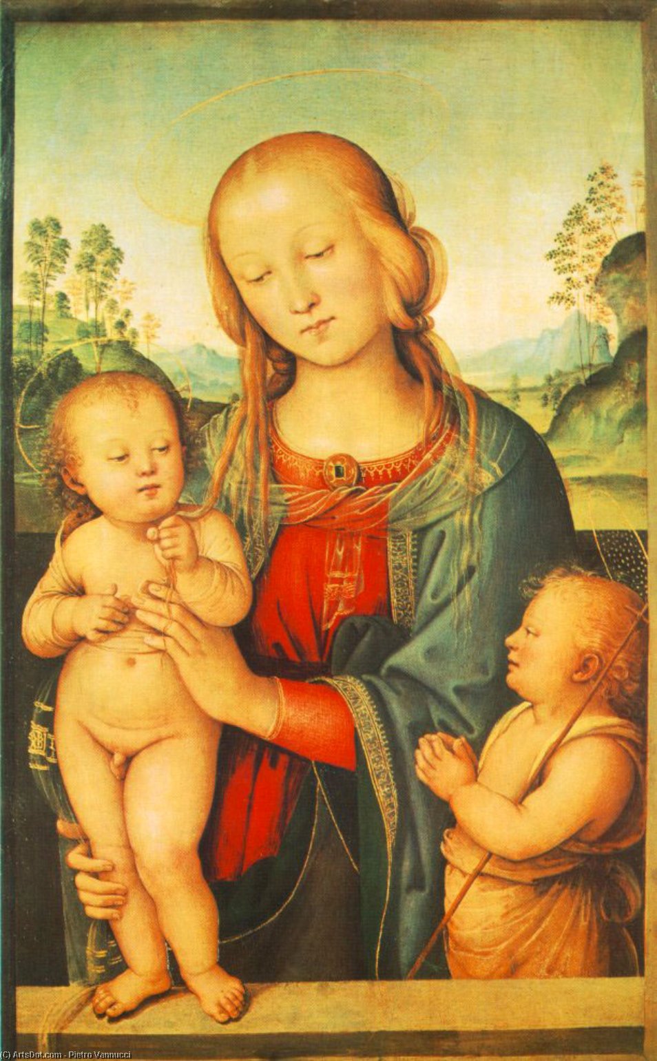 Madonna With Child And Little St John — Vannucci Pietro (le Perugin)