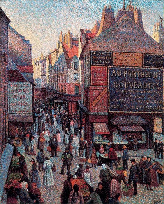 Rue Mouffetard, Paris — Maximilien Luce