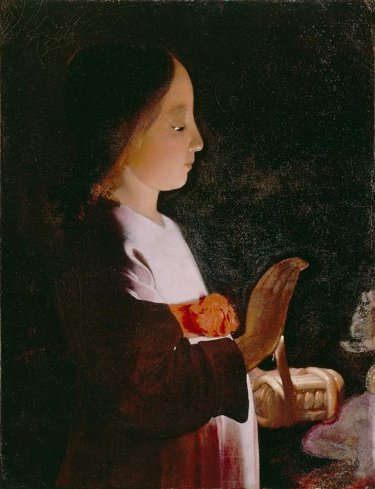 Young Virgin Mary — Жорж Де Ла Тур
