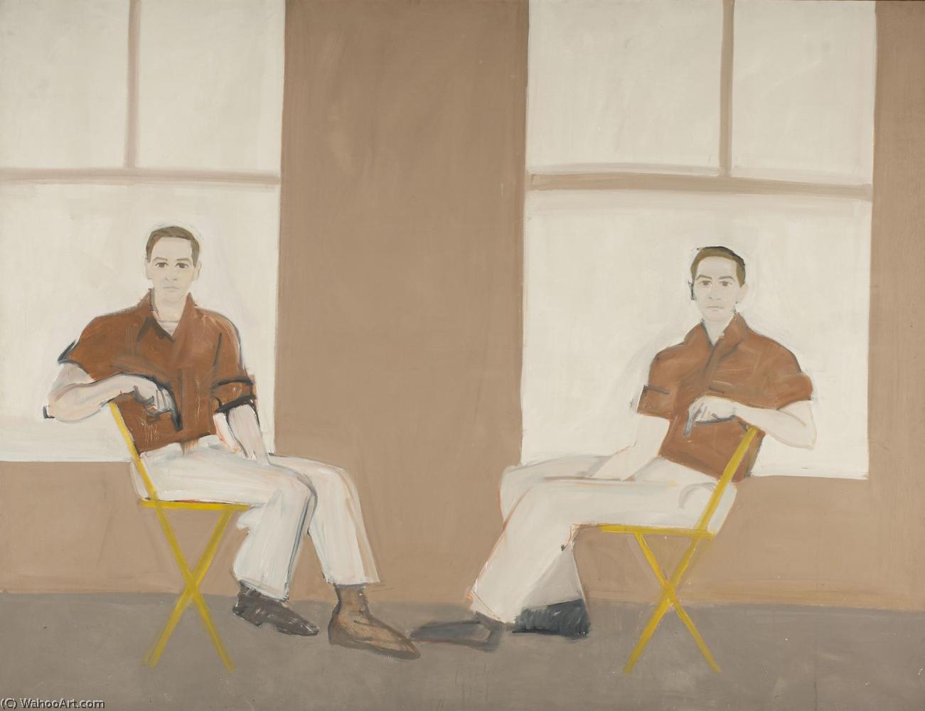 Double Portrait Of Robert Rauschenberg — Alex Katz
