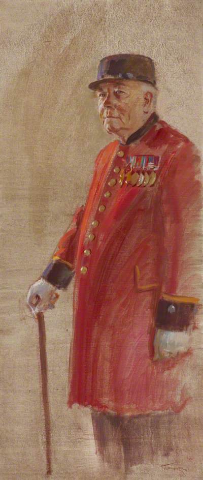 Chelsea Pensioners Terry Hyatt, Royal Hampshire Regiment — June Mendoza